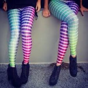 NWOT BlackMilk Hex Color Leggings